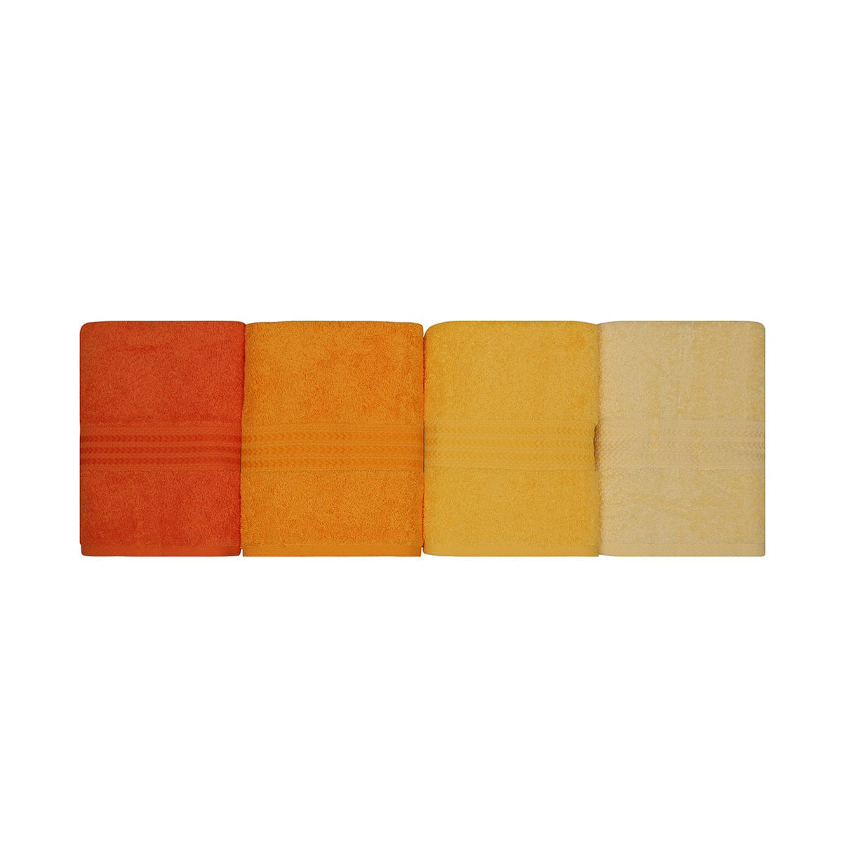 Комплект Хавлии 4бр. Rainbow Жълти Hobby - 2970