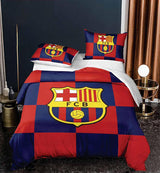 Футболно спално бельо от 100% памук – Barcelona