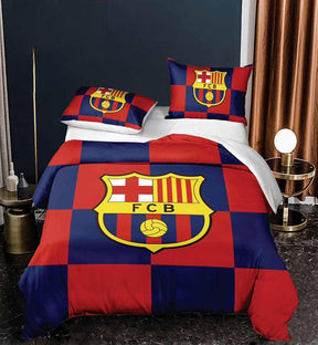 Футболно спално бельо от 100% памук – Barcelona