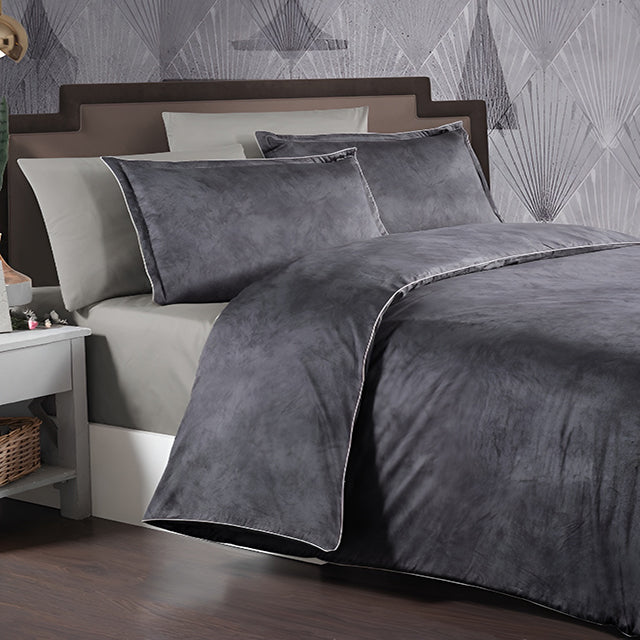 3D Спално бельо с памучен сатен MARLEN COBALT – RM-36