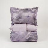 Спално бельо с 2 плика от памучен сатен - Ruska-Lilac - S3-20
