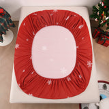 5D Коледно спално бельо с ластик - SD6008